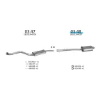 Edex 03.48 - BMW 3 E36 kipufogó hátsó dob
