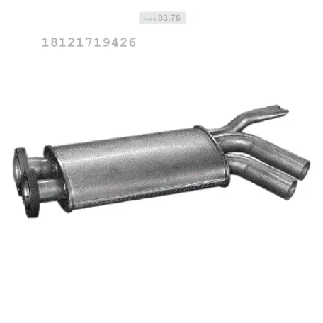 EDEX 03.76 - Kipufogó közép dob BMW 5 E34 2.5 (1987-1990)