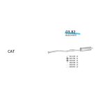 EDEX 03.82 - BMW 5 E34 kipufogó hátsó dob