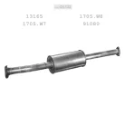 EDEX 04.122 - Kipufogó közép dob CITROEN JUMPER I 1.9 D, 2.0 D, 2.5 D (1994-2002)