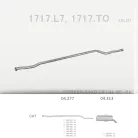 EDEX 04.277 - Kipufogó középső cső CITROEN SAXO 1.1, 1.4 (2000-2004)