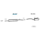 EDEX 04.327 - kipufogó közép dob