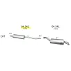   EDEX 04.342 - Kipufogó közép dob CITROEN C8 2.2 (2002-2008)