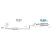   EDEX 04.403 - Kipufogó hátsó dob CITROEN C3 1.6 (2002-2010)