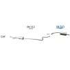   EDEX 04.513 - Kipufogó hátsó dob CITROEN C-ELYSSE 1.6 (2012-2017)