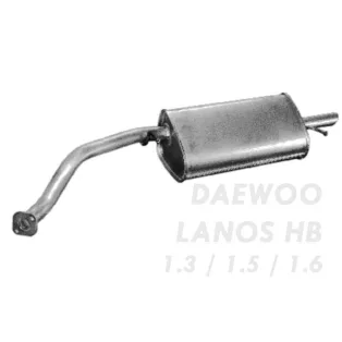 EDEX 05.10 - Daewoo Lanos HB kipufogó hátsó dob