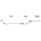 EDEX 06.06 - Daihatsu Cuore kipufogó hátsó cső