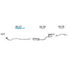 EDEX 06.47 - Daihatsu Cuore kipufogó cső