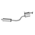 EDEX 06.48 - Daihatsu Cuore kipufogó közép dob