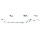 EDEX 06.48 - Daihatsu Cuore kipufogó közép dob