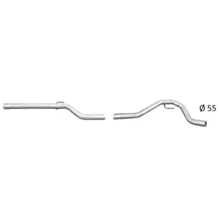   EDEX 07.09 - Fiat Croma / Opel Vectra C / Saab 9-3 kipufogó cső
