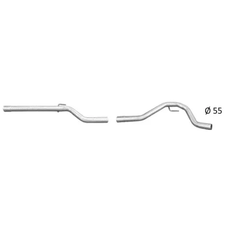 EDEX 07.09 - Fiat Croma / Opel Vectra C / Saab 9-3 kipufogó cső