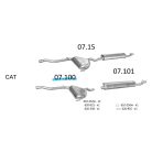 EDEX 07.100 - Fiat Tempra / Lancia Dedra kipufogó közép dob