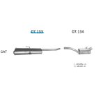 EDEX 07.133 - kipufogó közép dob