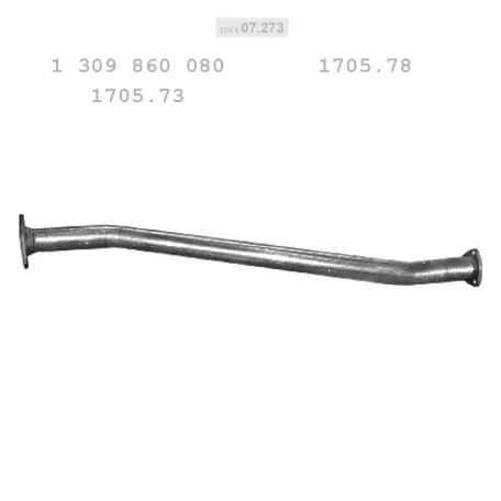 EDEX 07.273 - Kipufogó gyűjtő cső CITROEN JUMPER 1.9 D, 2.5 D (1996-2002)