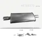 EDEX 07.306 - Kipufogó közép dob FIAT BARCHETTA 1.8 (2000-2004)