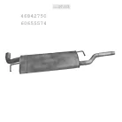 EDEX 07.313 - Kipufogó közép dob FIAT MULTIPLA 1.6 (1998-)