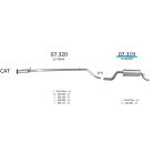 EDEX 07.319 - Fiat Idea/Punto / Lancia Musa/Ypsilon kipufogó