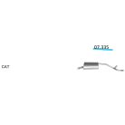 EDEX 07.335 - Fiat Panda/ Lancia Y10 kipufogó hátsó dob