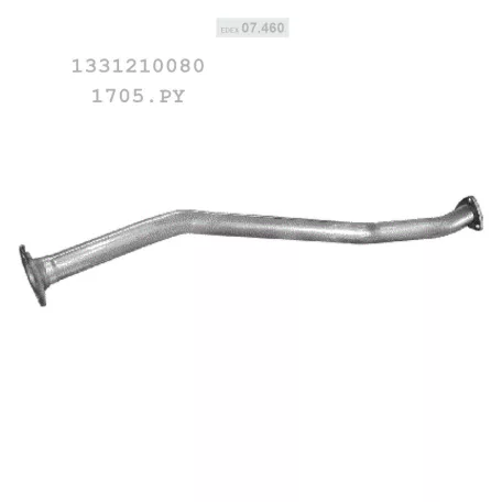 EDEX 07.460 - Kipufogó kipufogó cső CITROEN JUMPER 2.3 D, 2.8 D (2002-)