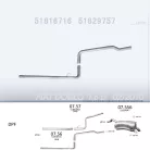 EDEX 07.56 - Kipufogó kipufogó cső FIAT DOBLO II 1.6 D (2010-2017)
