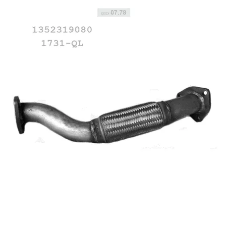 EDEX 07.78 - Kipufogó kipufogó cső CITROEN JUMPER 2.2 D, 2.3 D (2006-)