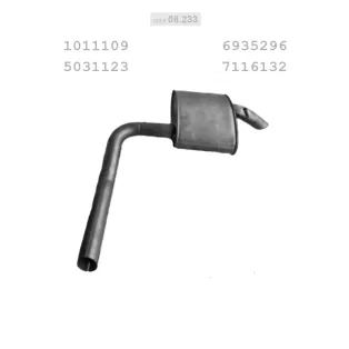 Edex 08.233 kipufogó – FORD MONDEO 2.0 HB