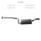 EDEX 08.581 - Kipufogó közép dob VOLVO S40 2.0 D (2003-2010)
