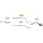 EDEX 08.594 - Kipufogó kipufogó cső FORD MONDEO 2.0 D, 2.2 D (2000-)