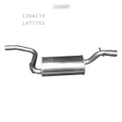 EDEX 08.67 - Kipufogó közép dob FORD FOCUS 2.0 (2004-2006)