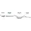  EDEX 08.695 - Kipufogó közép dob FORD FOCUS 2.0 D (2003-2012)