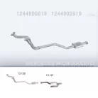 EDEX 13.120 - Kipufogó gyűjtő cső MERCEDES 300 - T124 3.0 D (1985-1993)