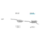 EDEX 13.13 - Mercedes 190 W201 kipufogó hátsó dob