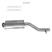   EDEX 13.158 - Kipufogó közép dob MERCEDES C180 - T203 1.8, 2.0 (2000-2007)