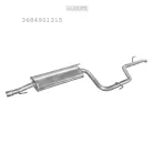 EDEX 13.172 - Kipufogó hátsó dob MERCEDES V220 108, 110, 112, 2.2 D (1999-2003)