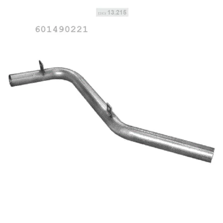 EDEX 13.215 - Kipufogó hátsó cső MERCEDES 207 D 2.2, 2.3, 2.3 D, 2.9 D, 3.0 D (1982-1995)