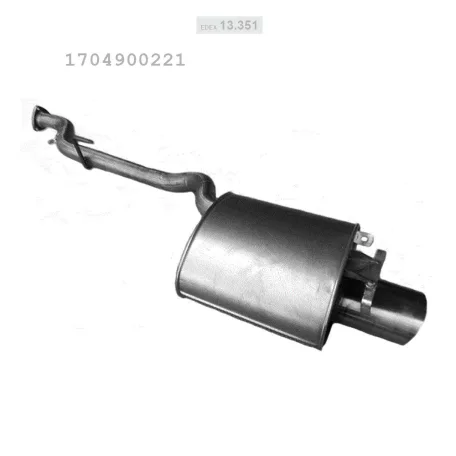 EDEX 13.351 - Kipufogó hátsó dob MERCEDES SLK 200 2.0, 2.3 (1996-2000)