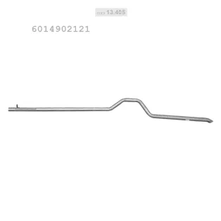   EDEX 13.405 - Kipufogó kipufogó cső MERCEDES 207 D 2.3, 2.3 D, 2.9 D, 3.0 D (1982-1995)