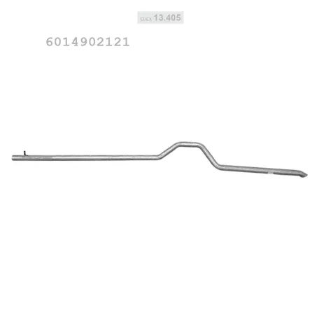 EDEX 13.405 - Kipufogó kipufogó cső MERCEDES 207 D 2.3, 2.3 D, 2.9 D, 3.0 D (1982-1995)