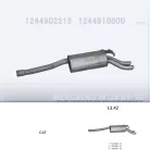 EDEX 13.42 - Kipufogó hátsó dob MERCEDES 300 - C124 2.8, 3.0, 3.2 (1989-1996)