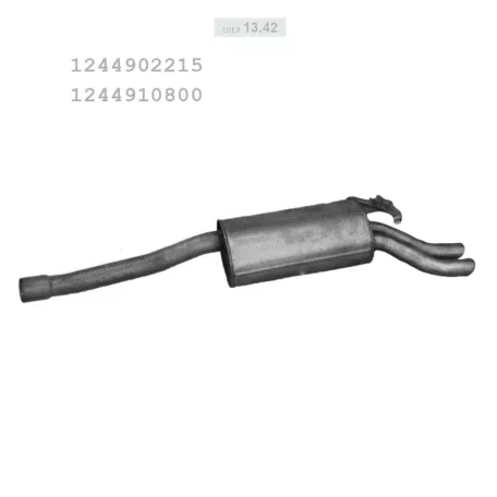 EDEX 13.42 - Kipufogó hátsó dob MERCEDES 300 - C124 2.8, 3.0, 3.2 (1989-1996)