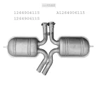 EDEX 13.433 - Kipufogó közép dob MERCEDES S-KLASSE 4.2, 5.0, 5.6 (1985-1991)