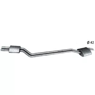 EDEX 13.951 - Mercedes 250/ 280 W123 kipufogó közép dob