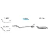 EDEX 13.951 - Mercedes 250/ 280 W123 kipufogó közép dob