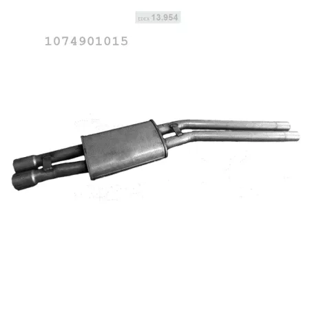 EDEX 13.954 - Kipufogó közép dob MERCEDES SL 280 2,7, 3,5, 4,5 (1971-1986)