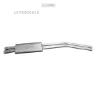 EDEX 13.961 - Kipufogó közép dob MERCEDES SL 280 2,7, 3,5, 4,5 (1972-1981)