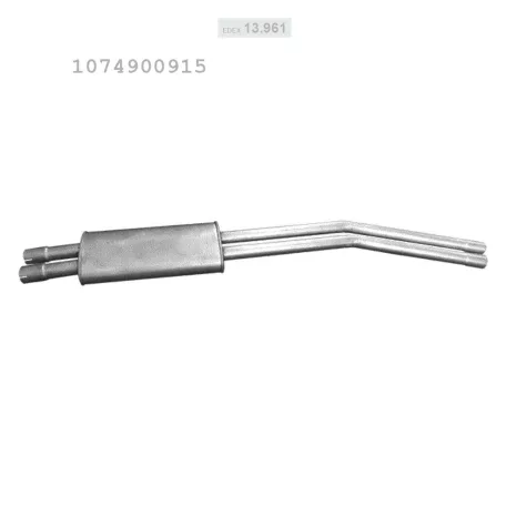 EDEX 13.961 - Kipufogó közép dob MERCEDES SL 280 2,7, 3,5, 4,5 (1972-1981)