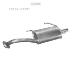 EDEX 15.167 - Kipufogó hátsó dob NISSAN 100NX 1.6 (1992-1996)