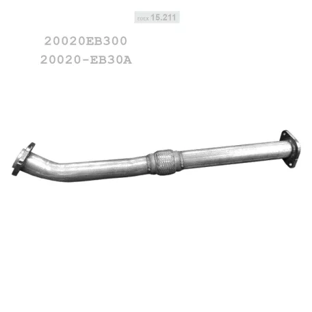 EDEX 15.211 - Kipufogó kipufogó cső NISSAN NAVARA 2.5 D (2005-)