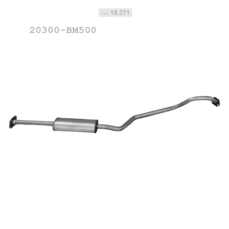 EDEX 15.371 - Kipufogó közép dob NISSAN ALMERA 1.5 (2000-2006)